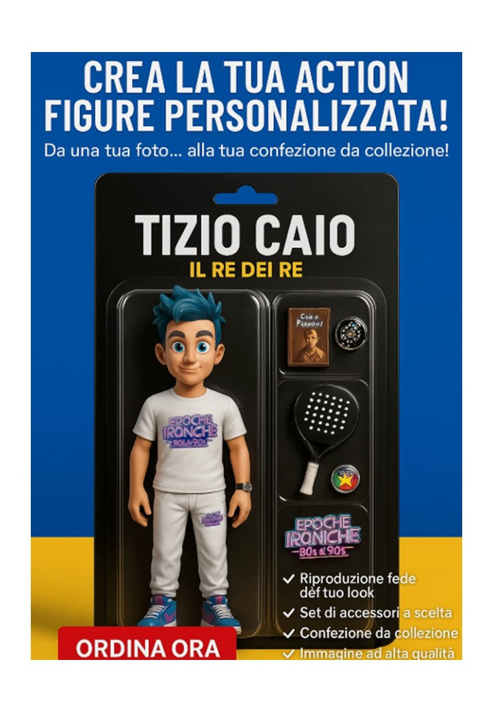 CREA LA TUA ACTION FIGURE DIGITALE PERSONALIZZATA!