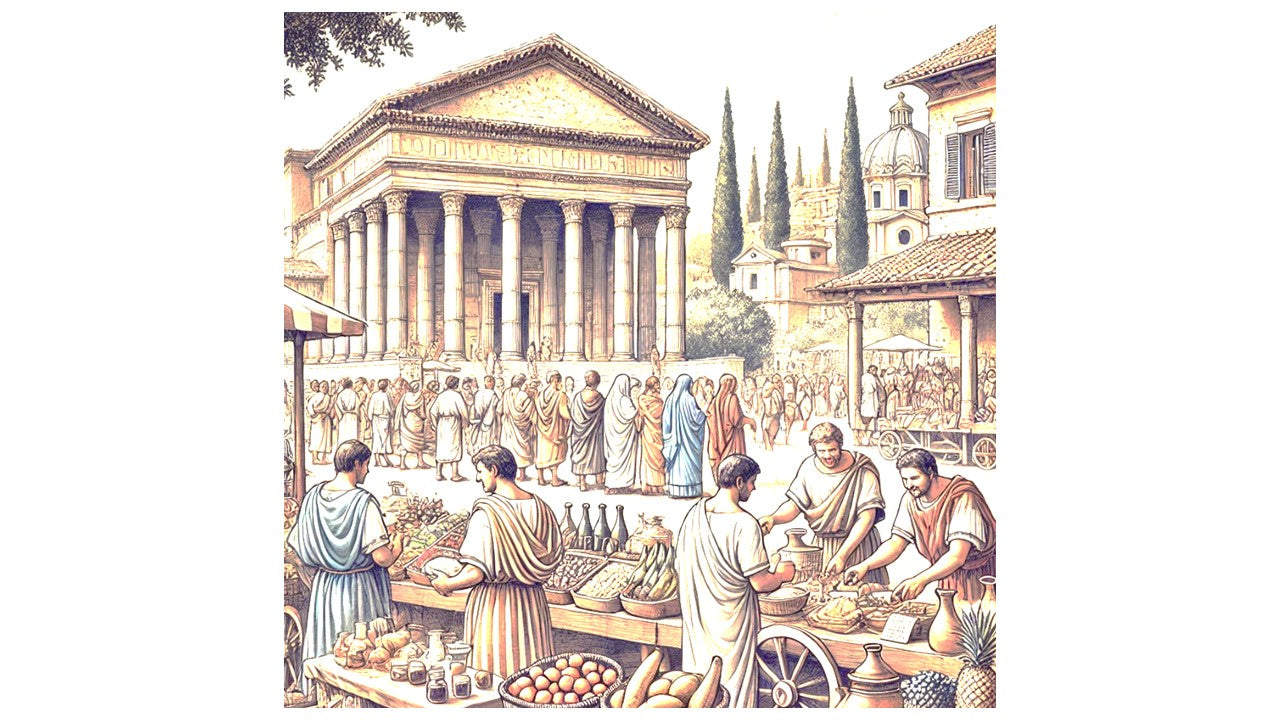 ebook Dietro i Fornelli dell'Antica Roma: Intervista Immaginaria con Apicio